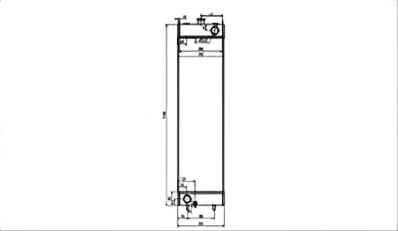 SREXR-KOM046 China Factory Sale PC270-8 PC290-8 KOMATSU Radiator