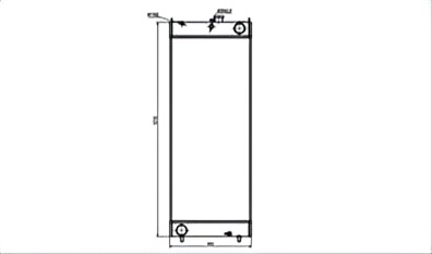 SREXR-KOM052 China Factory Sale PC400-7 PC350-8 PC300-8 PC450-7 KOMATSU Radiator