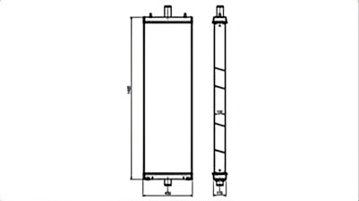 SREXR-KOM062 Auto Engine PC1250-8 PC1250-8R KOMATSU Radiator