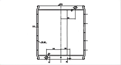 SREXR-KOM065 Auto Cooling PW170-6 PC180-6K PC150-6K PC160-6K KOMATSU Radiator