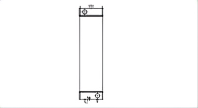 SREXR-KOM073 Engine Cooling PC160-7 PC180-7LC-7K KOMATSU Radiator