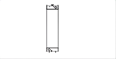 SREXR-KOM074 Engine Cooling R215-8 KOMATSU Radiator