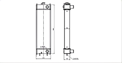 SREXR-KOM094 High Quality Auto WR12-5 KOMATSU Radiator