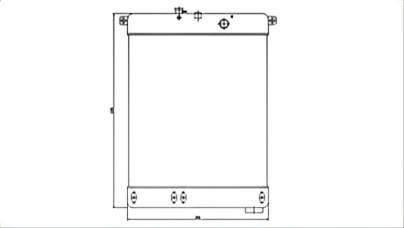 SREXR-KOM096 High Quality Auto WA350-3A WA380-3 WA400-3 WA420-3 KOMATSU Radiator
