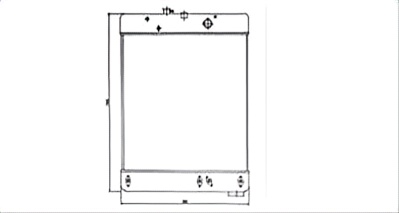 SREXR-KOM101 High Quality Auto WA420-1 WA400-1 KOMATSU Radiator
