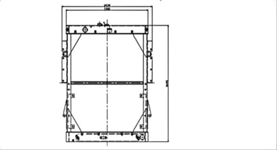 SREXR-KOM104 High Quality Auto WD600-3 KOMATSU Radiator