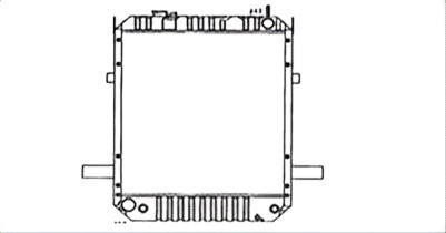 SREXR-KOM105 High Quality Auto WA100-3 WR11-3 WA120-3 KOMATSU Radiator