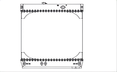 SREXR-KOM107 High Quality Auto WA470-1 KOMATSU Radiator