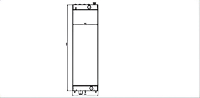 SREXR-KOM110 High Quality Auto D65EX-17 D65PX-17 D65WX-17 KOMATSU Radiator