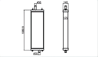 SREXR-KOM115 High Quality Auto D85PX-15EO KOMATSU Radiator