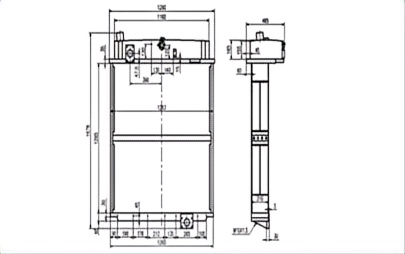 SREXR-KOM118 High Quality Auto D355A-3 D355A-5 KOMATSU Radiator