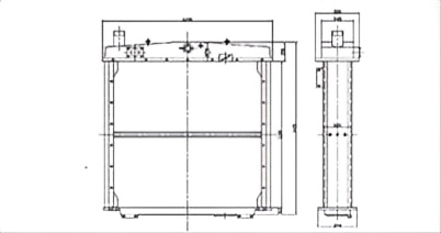 SREXR-KOM119 High Quality Auto D355A-1 D355A-3 KOMATSU Radiator