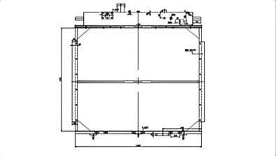 SREXR-KOM125 High Quality Auto D375A-2 D375A-3 D375A-5 KOMATSU Radiator