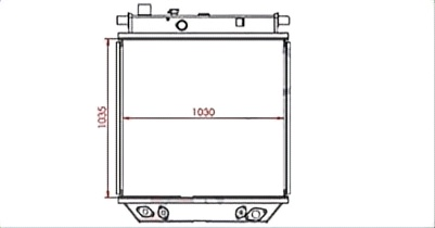 SREXR-KOM128 High Quality Auto D85EX-15 KOMATSU Radiator