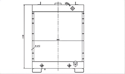 SREXR-KOM132 High Quality Auto D65EX-15 D65PX-15 KOMATSU Radiator
