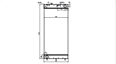 SREXR-KOM137 High Quality Auto D65EX-16 D65WX-16 D65PX-16 D85ESS-3 KOMATSU Radiator