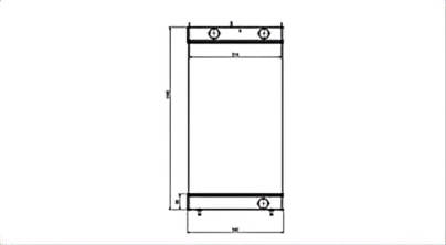 SREXR-KOM141 High Quality Auto HM350-2 HM400-2 KOMATSU Radiator