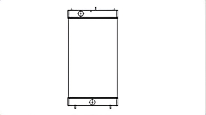 SREXR-KOM149 High Quality Auto HD400-3 KOMATSU Radiator