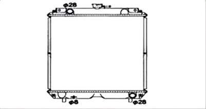 SREXR-KOM162 High Quality Auto PC45-B KOMATSU Radiator