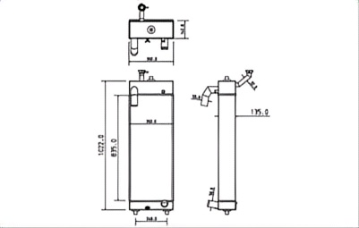 SREXR-KOM169 Hot Sale China Brand KOMATSU Radiator