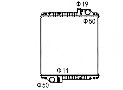 SREXR-NMF010 SR-NMF010 MASSEY FERGUSON Auto Cooling Radiators