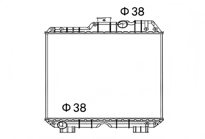 SREXR-NMF011 MASSEY FERGUSON Auto Aluminium Plastic Radiators