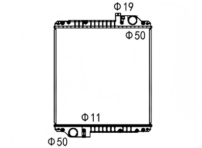 SREXR-NMF014 MASSEY FERGUSON High Performance Auto Radiators