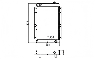 SREXR-SUM001 High Performance SH100 SH120 Sumitomo Radiators