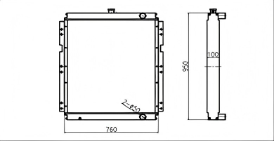 SREXR-SUM004 Good Quality SH200A1 Sumitomo Radiators