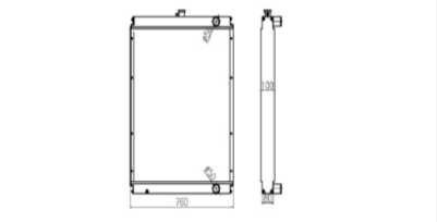 SREXR-SUM005 Good Quality SH210A3 Sumitomo Radiators
