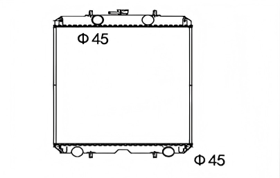 SREXR-YM007 YANMAR Auto Brazing Radiators