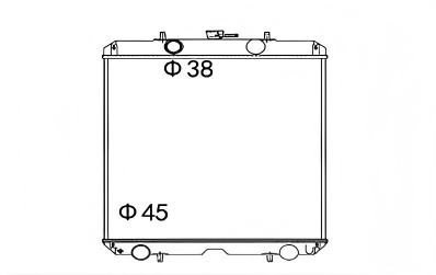SREXR-YM009 YANMAR Auto Brazing Radiators