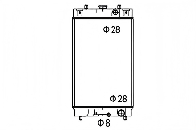 SREXR-YM011 YANMAR Auto Brazing Radiators
