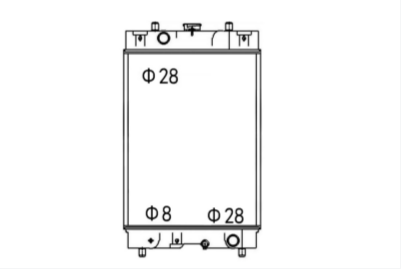 SREXR-YM013 YANMAR Auto Brazing Radiators