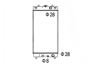SREXR-YM015 YANMAR Auto Brazing Radiators