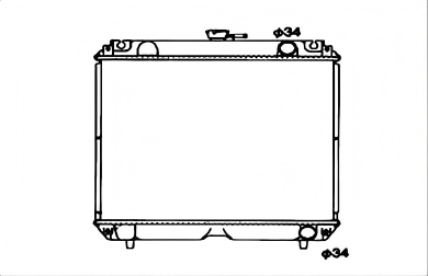 SREXR-YM016 YANMAR Auto Brazing Radiators