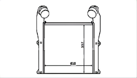 SRTI-DAF004 High Quality F95 1987-1998′ DAF Intercooler