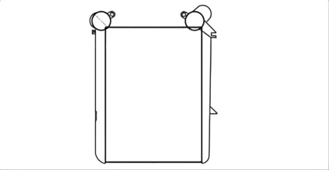 SRTI-DAF005 High Quality Auto Engine CF DAF Intercooler