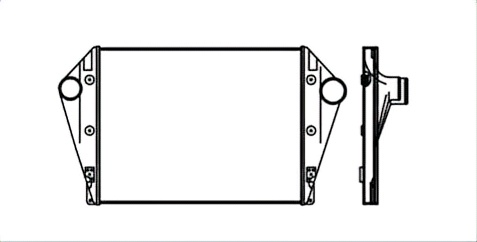 SRTI-FD001 Hot Sale Auto FORD INTERCOOLER