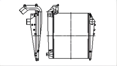 SRTI-FL011 Freightliner Aluminium Cooling INTERCOOLER