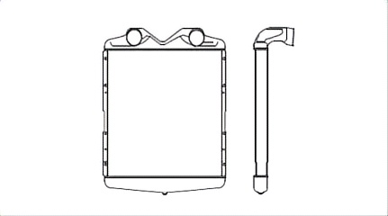 SRTI-FS002 MITSUBISHI FUSO GS-M300 Cooling Intercooler