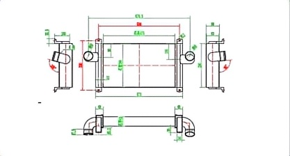 SRTI-FS007 MITSUBISHI FUSO CANTER Auto Intercooler