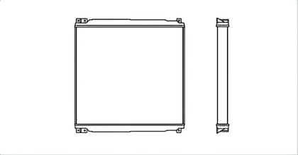 SRTI-FS008 Heavy Truck MITSUBISHI FUSO Intercooler