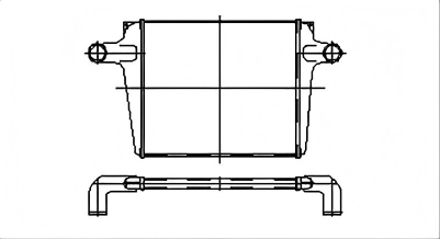 SRTI-GM001 Auto GM CHEVROLET INTERCOOLER