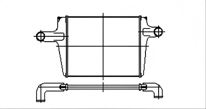 SRTI-GM002 High Quality GM CHEVROLET INTERCOOLER Manufacturer
