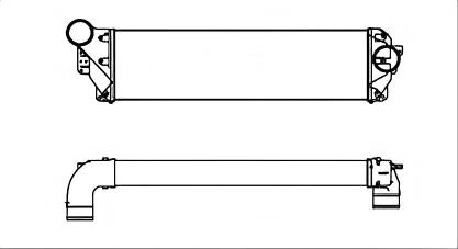 SRTI-IN008 Factory Sale INTERNATIONAL Intercooler