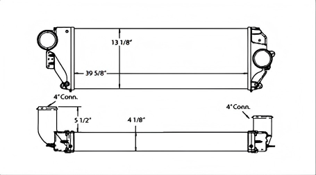 SRTI-IN015 Navistar 8600 and 9000 Series 2008-2009 with Caterpillar Engine Intercooler