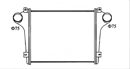 SRTI-IVE002 IVECO EURO CARGO Engine Intercooler