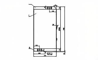 SROXR-JCB004 JCB JS330B ALUMINIUM OIL COOLER