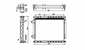 SROXR-JCB007 3CX BAR AND PLATE JCB OIL COOLER
